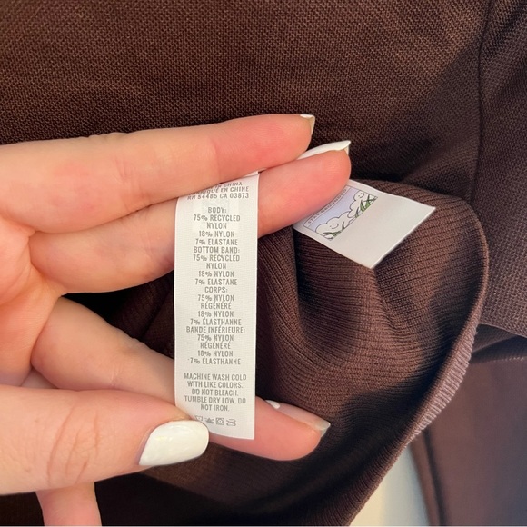 👟2/$20👟AERIE Offline Sidewalk Seamless Long Sleeve Cropped T-Shirt Canyon Sun S - Picture 8 of 10